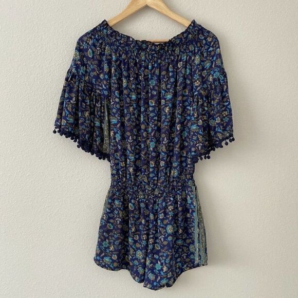 Anthropologie x Raga Pommed Off-The-Shoulder Romper - Picture 8 of 8